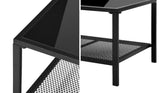 Livsip 2 Piece Outdoor Patio Set Garden Lounge Setting - Close-Up Angle