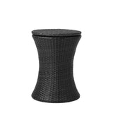 Livsip Outdoor Furniture Setting Ice Bucket Black Table 2 Seater