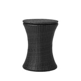 Livsip Outdoor Patio Set Ice Bucket Black Table Sofa Setting 3pcs