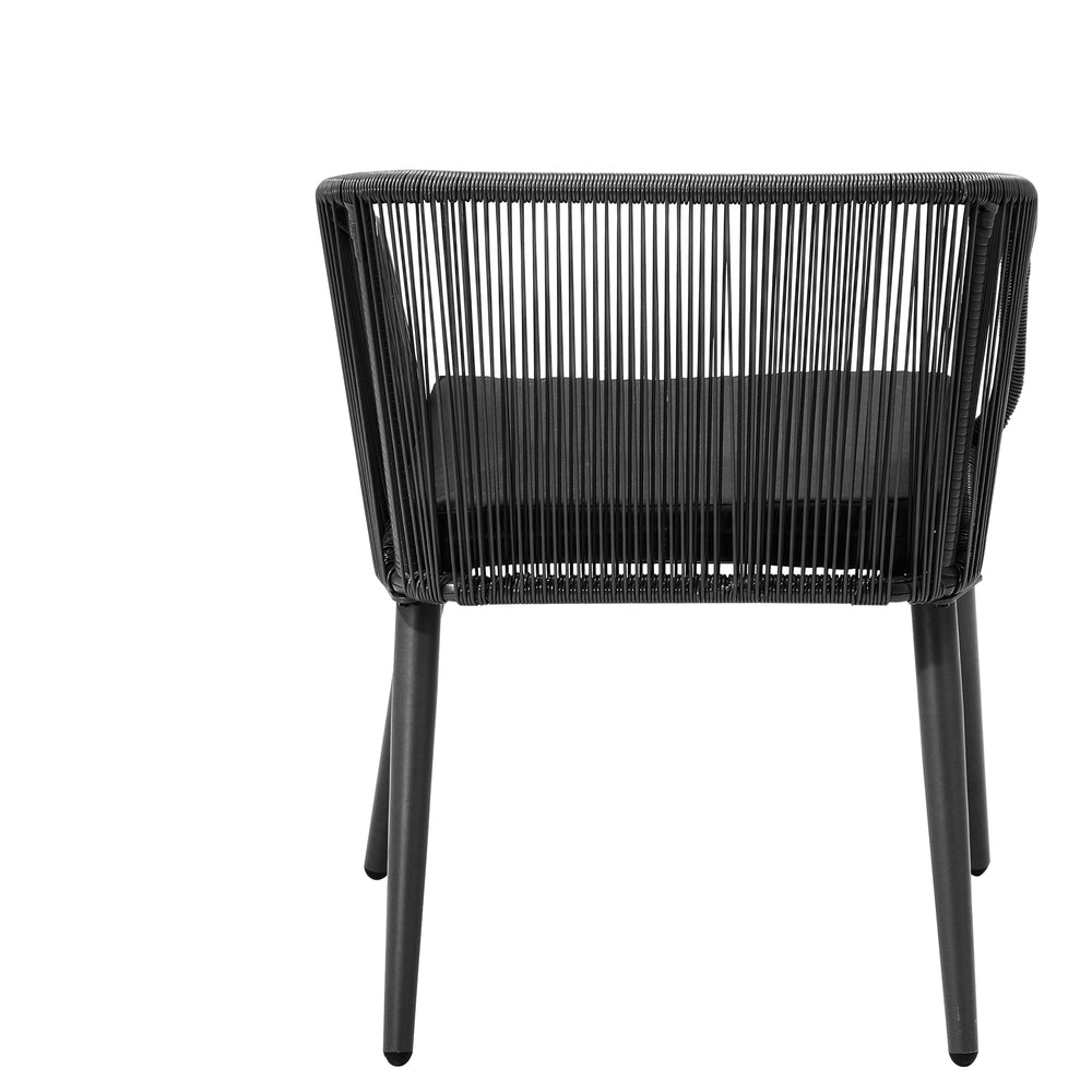 Livsip Outdoor Armchair X2 with Padded Seat Grey