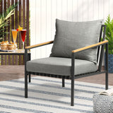 Livsip Outdoor Chair Patio Armchair with Cushions