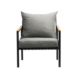 Livsip Outdoor Chair Patio Armchair with Cushions - Side View