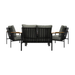 Livsip Outdoor Furniture 4PCS Set Dining Chairs & Table