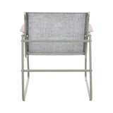 Livsip 2PCS Outdoor Patio Armchair Textilene - 45-Degree Angle
