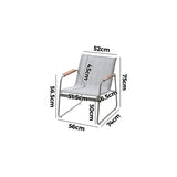 Livsip 4PCS Outdoor Patio Armchair Textilene - Close-Up Angle
