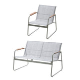 Livsip 4 Seater Outdoor Lounge Set Patio Set Grey Table