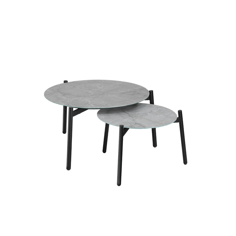 Livsip 4 Seater Outdoor Lounge Set Patio Set Grey Table