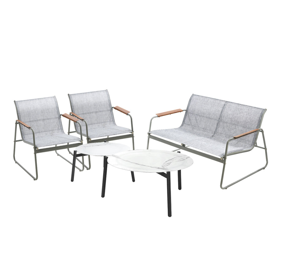 Livsip 4 Seater Outdoor Lounge Set Patio Coffee Table Set