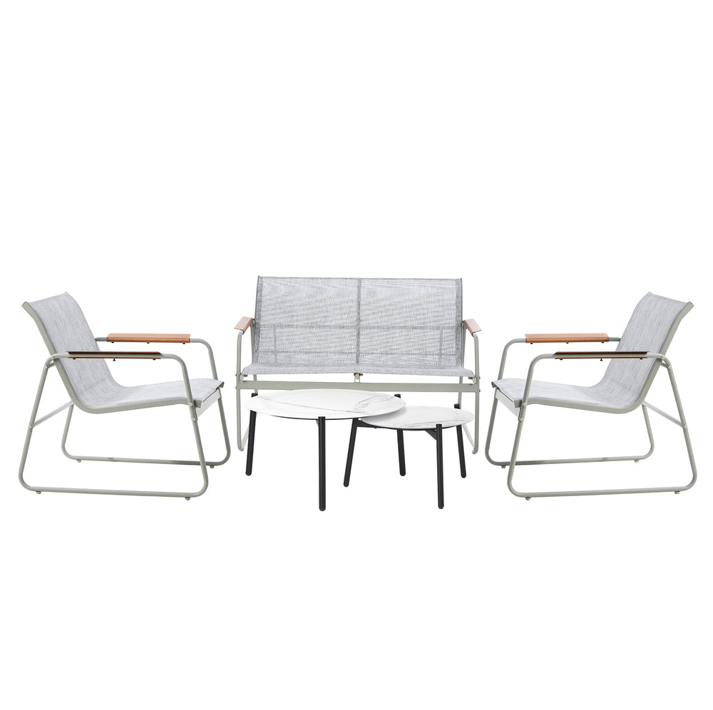 Livsip 4 Seater Outdoor Lounge Set Patio Coffee Table Set