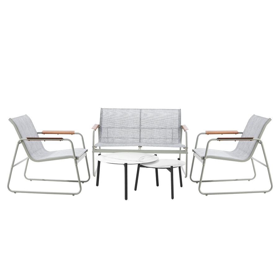 Livsip 4 Seater Outdoor Lounge Set Patio Coffee Table Set