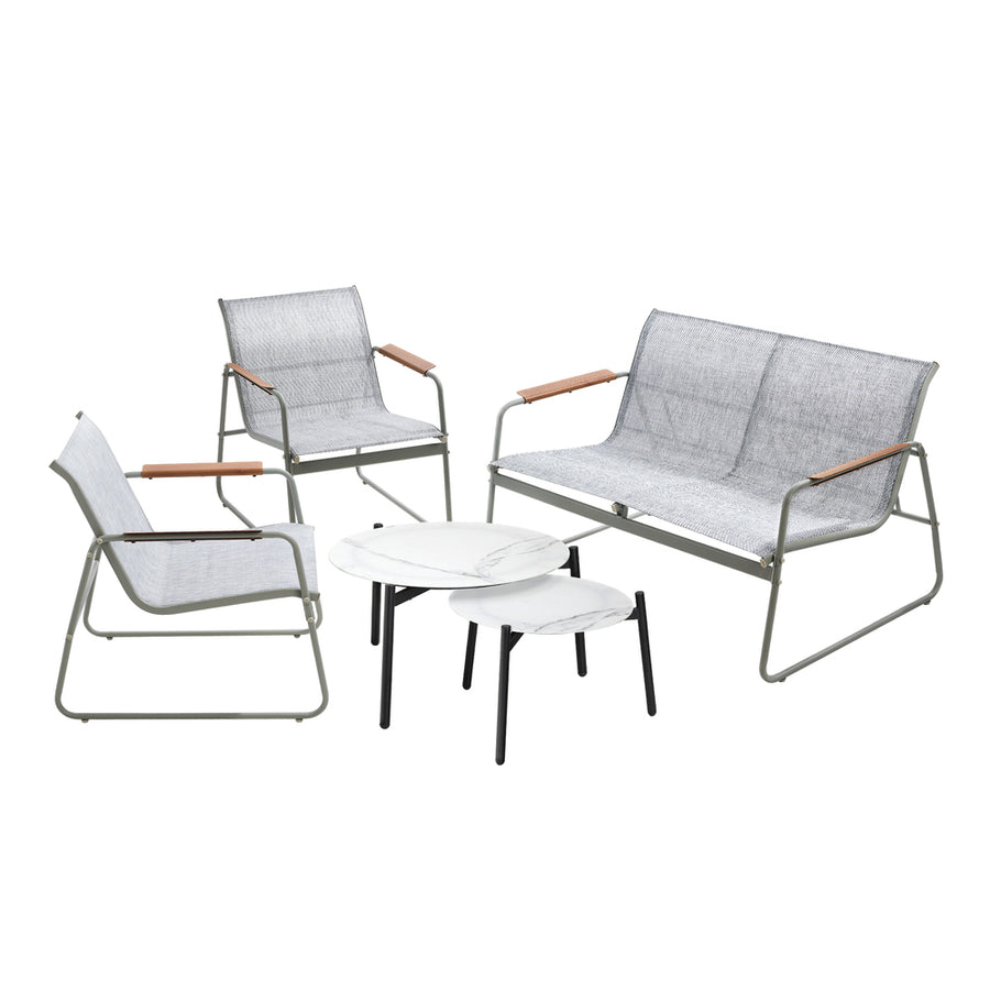 Livsip 4 Seater Outdoor Lounge Set Patio Coffee Table Set
