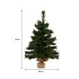 Christabelle 61cm Wintergreen Tabletop Pre-Lit Christmas Tree