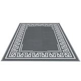 Gardeon Outdoor Rugs 152x244cm Large Carpet Reversible Area Mat PP Dual-Sided Patio Rug Greek Key - Front View