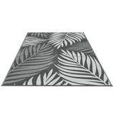 Gardeon Outdoor Rugs 152x244cm Large Carpet Reversible Area Mat PP Dual-Sided Patio Rug Leaf - Front View