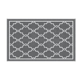 Gardeon Outdoor Rugs 152x244cm Large Carpet Reversible Area Mat PP Dual-Sided Patio Rug Maroc - Top-Down View