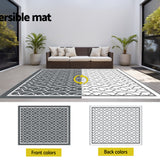 Gardeon Outdoor Rugs 274x366cm Large Carpet Reversible Area Mat PP Dual-Sided Patio Rug - Rear View