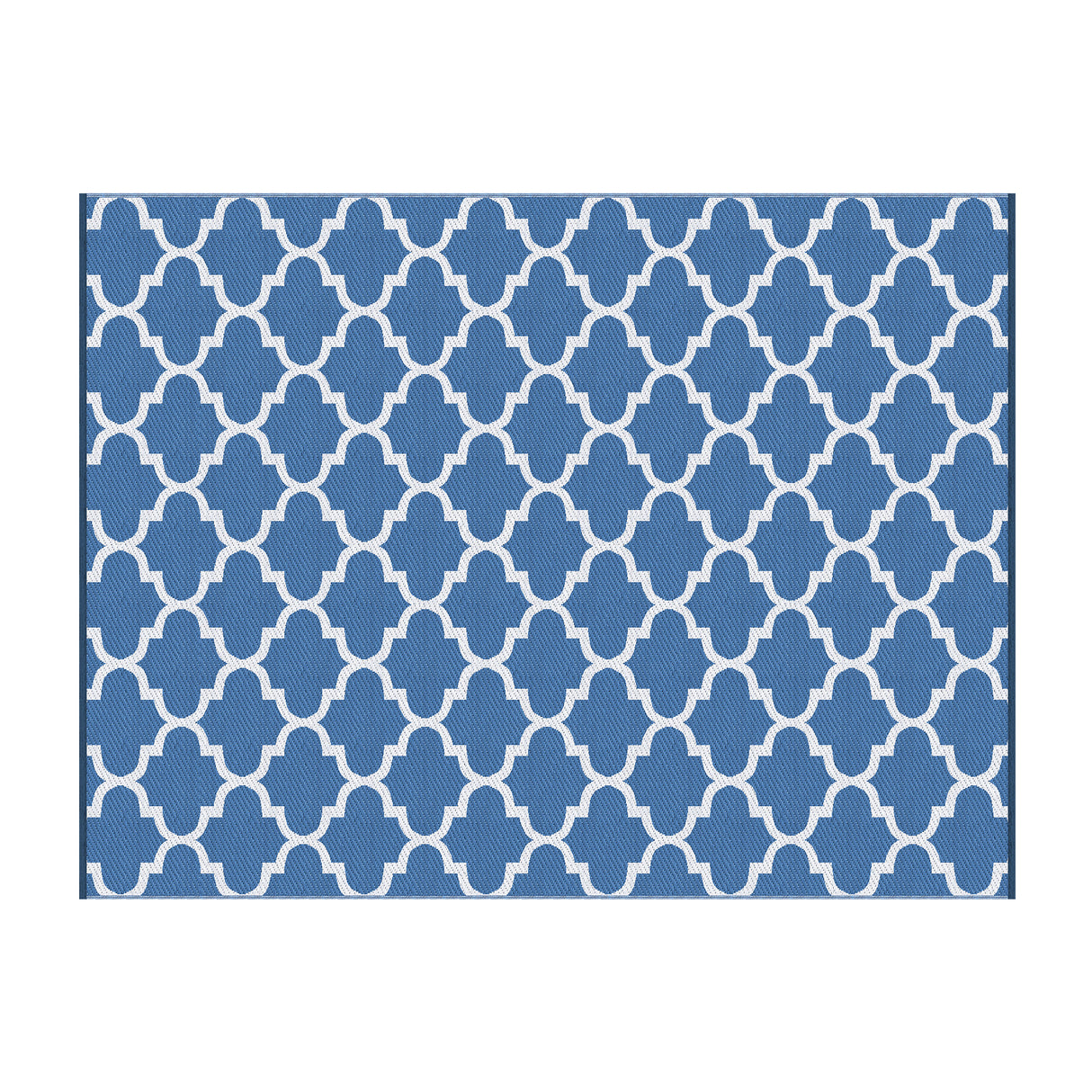 Gardeon Outdoor Rugs 274x366cm Large Carpet Reversible Area Mat PP Dual-Sided Patio Rug Blue