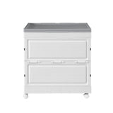 Gardeon 159L Outdoor Storage Box Stackable Cupboard Camping Organizer Wheels - Top-Down View