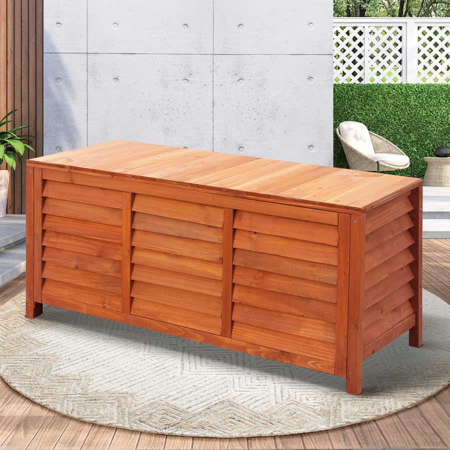 Livsip Outdoor Storage Box Wooden Garden Bence