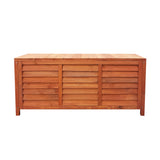 Livsip Outdoor Storage Box Wooden Garden Bence - Side View