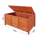 Livsip Outdoor Storage Box Wooden Garden Bence