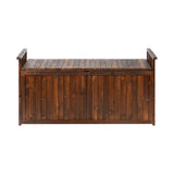 Livsip Outdoor Storage Box Garden Bench Wooden 500L Charcoal