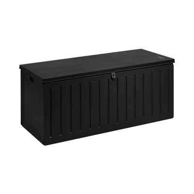 Livsip Outdoor Storage Box Bench 490L Black