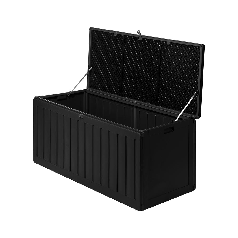 Livsip Outdoor Storage Box Bench 490L Black