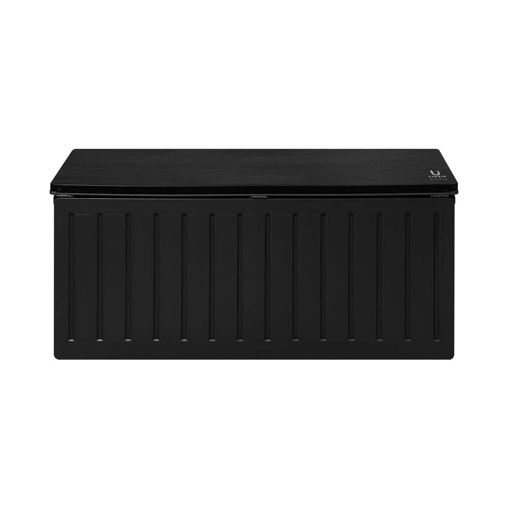 Livsip Outdoor Storage Box Bench 490L Black