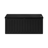 Livsip Outdoor Storage Box Bench 490L Black - Close-Up Angle