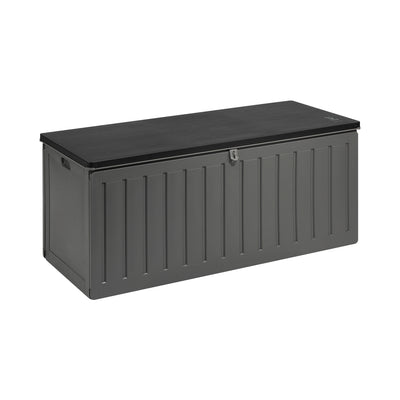 Livsip Outdoor Storage Box Bench 490L Black&Grey