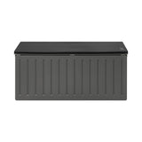Livsip Outdoor Storage Box Bench 490L Black&Grey - Close-Up Angle
