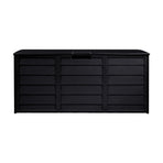 Livsip Outdoor Storage Box Lockable 290L Black, image 4