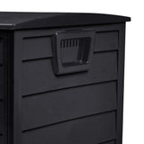 Livsip Outdoor Storage Box Lockable 290L Black