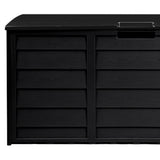 Livsip Outdoor Storage Box Lockable 290L Black