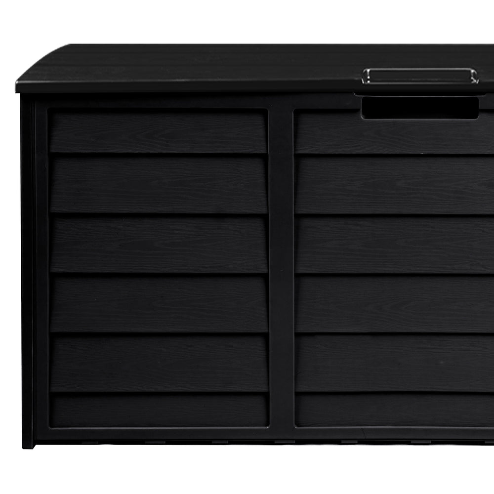 Livsip Outdoor Storage Box Lockable 290L Black