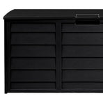 Livsip Outdoor Storage Box Lockable 290L Black, Storage