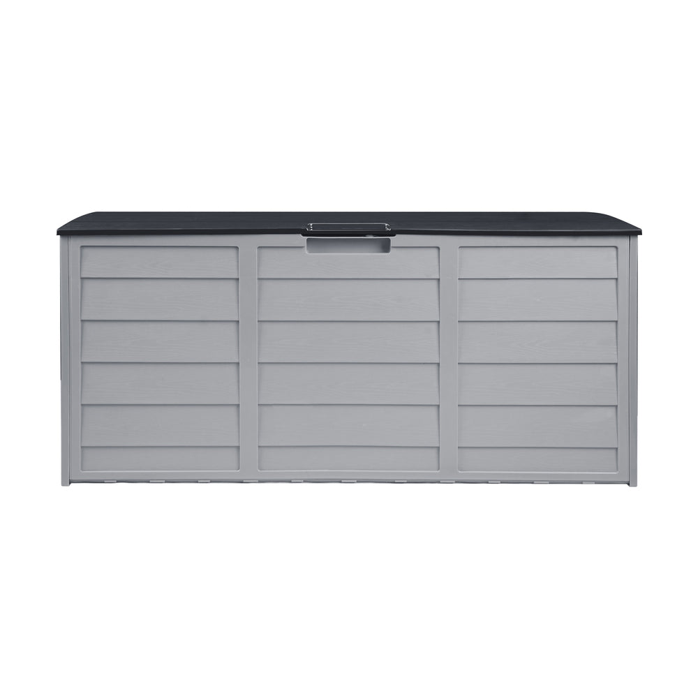 Livsip Outdoor Storage Box Lockable 290L Black&Light Grey