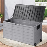 Livsip Outdoor Storage Box Lockable 290L Grey