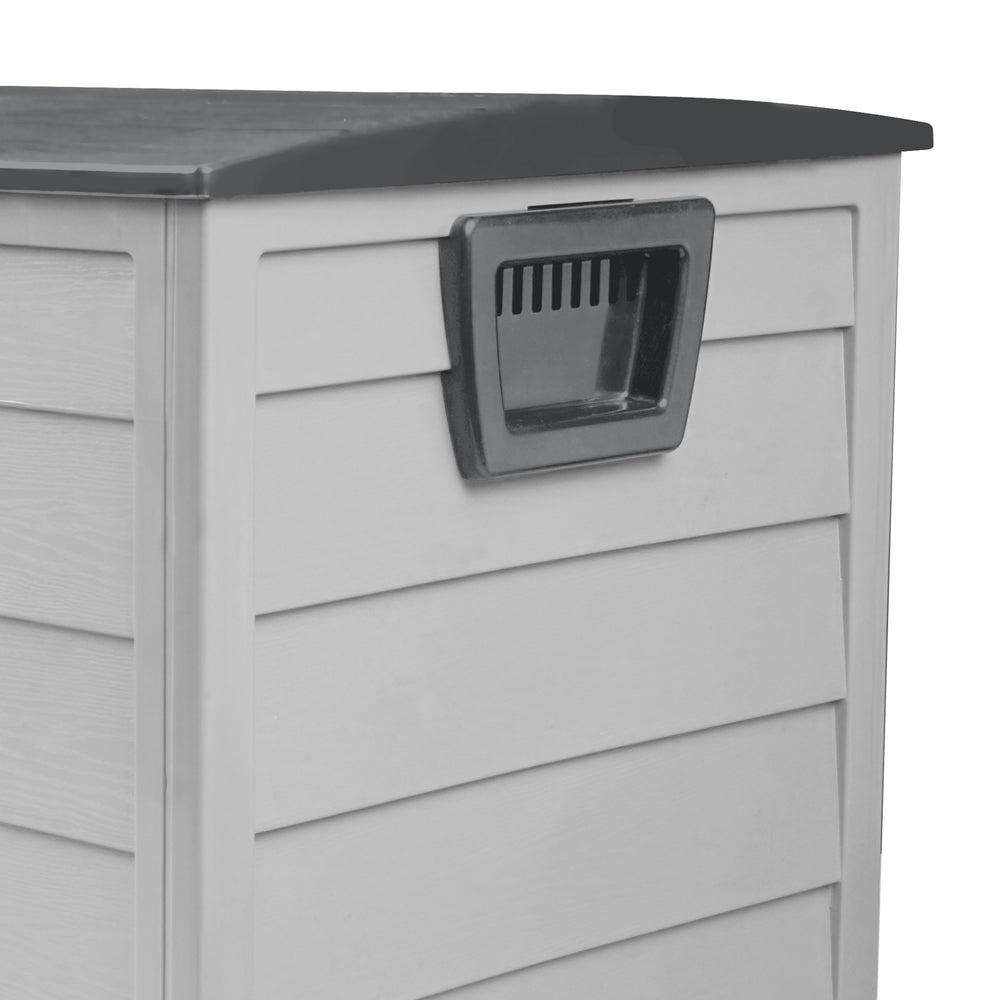 Livsip Outdoor Storage Box Lockable 290L Grey