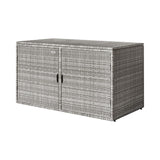 Gardeon Outdoor Storage Cabinet Box Deck Wicker Shelf Chest Garden Shed Tools - Close-Up Angle