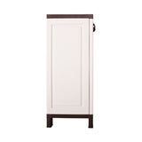 Livsip Outdoor Storage Cabinet Adjustable Lockable Beige