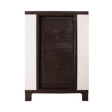 Livsip Outdoor Storage Cabinet Adjustable Lockable Beige