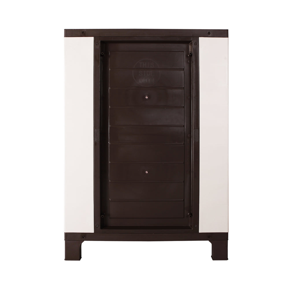 Livsip Outdoor Storage Cabinet Adjustable Lockable Beige