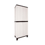 Livsip Outdoor Storage Cabinet Adjustable Lockable 6 Hooks