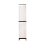 Livsip Outdoor Storage Cabinet Adjustable Lockable 6 Hooks