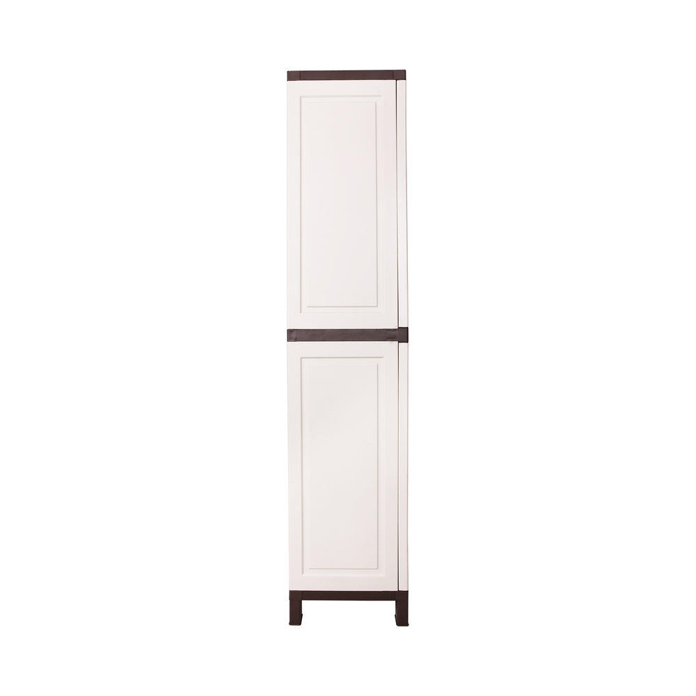 Livsip Outdoor Storage Cabinet Adjustable Lockable 6 Hooks
