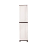 Livsip Outdoor Storage Cabinet Adjustable Lockable 6 Hooks - Front View