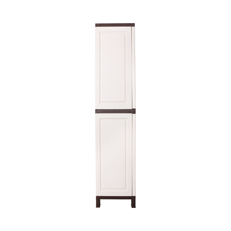 Livsip Outdoor Storage Cabinet Adjustable Lockable 6 Hooks