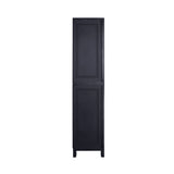 Livsip Outdoor Storage Cabinet Adjustable Tall Black - Side View